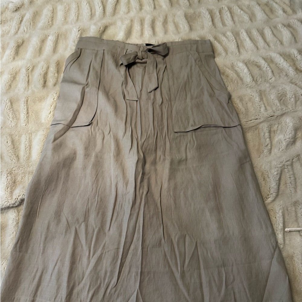 Lush Elegant Beige Skirt